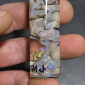 Lot d'opales australiennes brutes 71ct couleur (2)